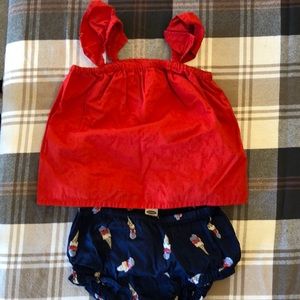 Old Navy summer set with ice cream bloomers